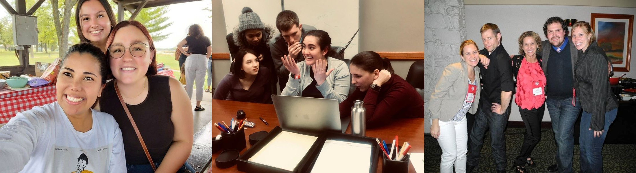 Collage of people in the Brank lab