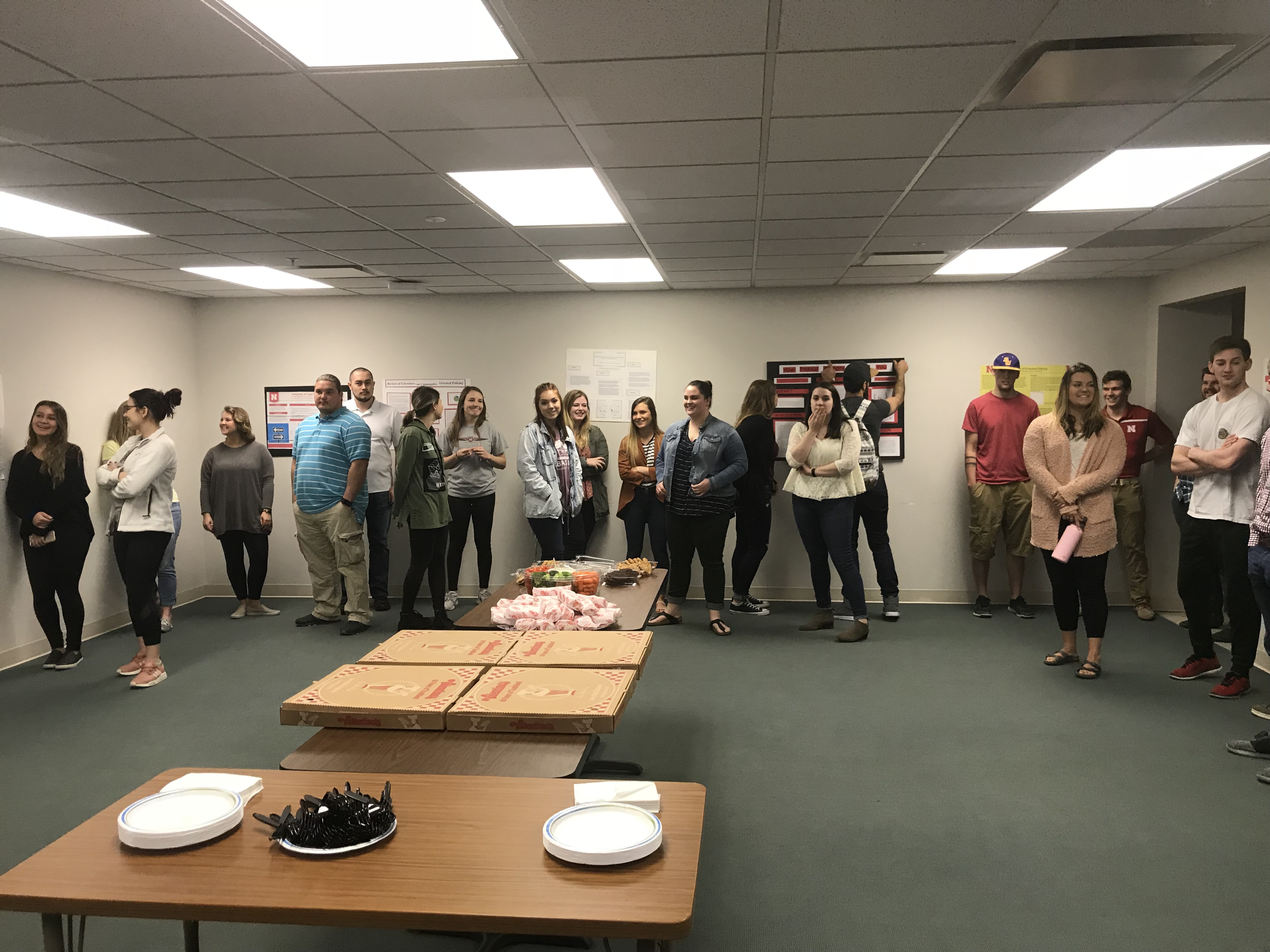 Photo of class poster session